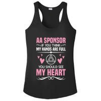 Alcoholics Anonymous Aa Sobriety Recovery Aa Na Sponsor Ladies PosiCharge Competitor Racerback Tank