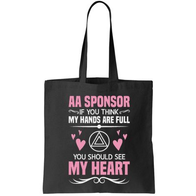 Alcoholics Anonymous Aa Sobriety Recovery Aa Na Sponsor Bag