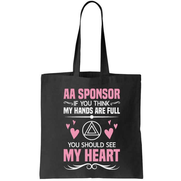 Alcoholics Anonymous Aa Sobriety Recovery Aa Na Sponsor Bag