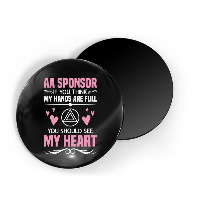 Alcoholics Anonymous Aa Sobriety Recovery Aa Na Sponsor Magnet