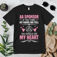 Alcoholics Anonymous Aa Sobriety Recovery Aa Na Sponsor Premium T-Shirt