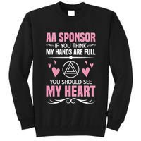 Alcoholics Anonymous Aa Sobriety Recovery Aa Na Sponsor Tall Sweatshirt