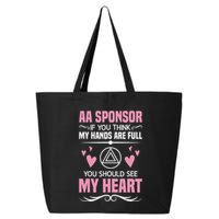 Alcoholics Anonymous Aa Sobriety Recovery Aa Na Sponsor 25L Jumbo Tote