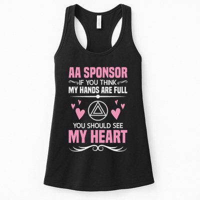 Alcoholics Anonymous Aa Sobriety Recovery Aa Na Sponsor Womens Tank Top