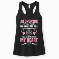 Alcoholics Anonymous Aa Sobriety Recovery Aa Na Sponsor Womens Tank Top