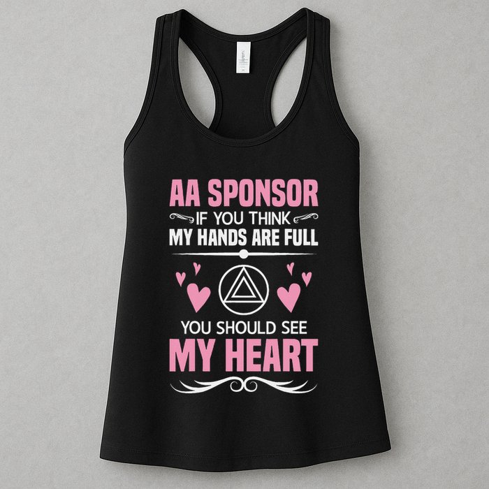 Alcoholics Anonymous Aa Sobriety Recovery Aa Na Sponsor Womens Tank Top
