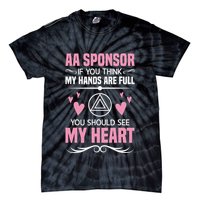 Alcoholics Anonymous Aa Sobriety Recovery Aa Na Sponsor Tie-Dye T-Shirt