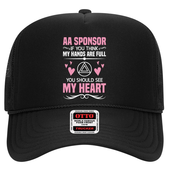 Alcoholics Anonymous Aa Sobriety Recovery Aa Na Sponsor Trucker Hat