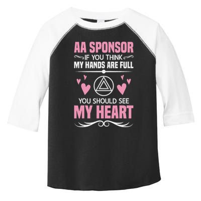 Alcoholics Anonymous Aa Sobriety Recovery Aa Na Sponsor Toddler Fine Jersey T-Shirt
