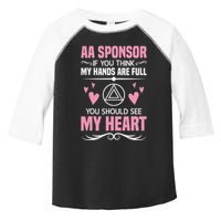Alcoholics Anonymous Aa Sobriety Recovery Aa Na Sponsor Toddler Fine Jersey T-Shirt