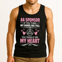Alcoholics Anonymous Aa Sobriety Recovery Aa Na Sponsor Tank Top