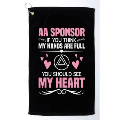 Alcoholics Anonymous Aa Sobriety Recovery Aa Na Sponsor Golf Towel
