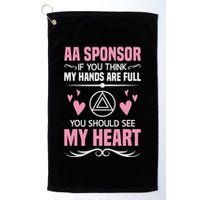 Alcoholics Anonymous Aa Sobriety Recovery Aa Na Sponsor Golf Towel