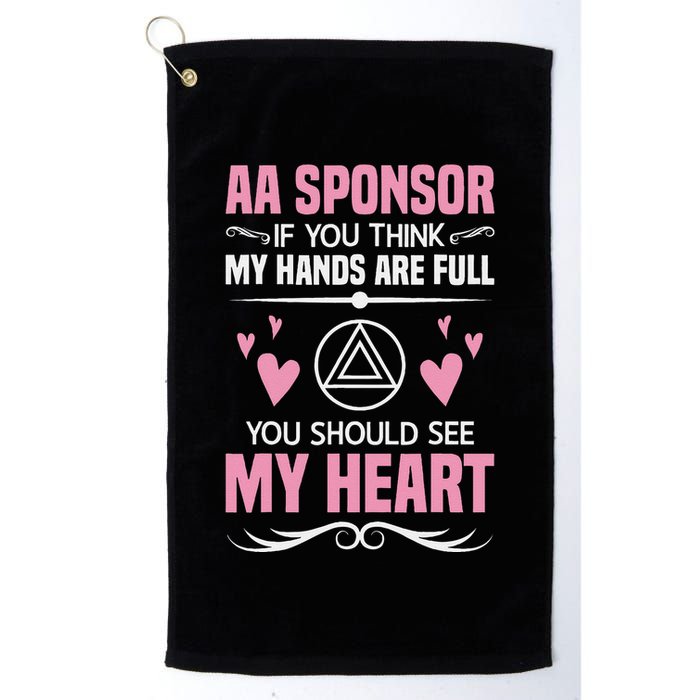 Alcoholics Anonymous Aa Sobriety Recovery Aa Na Sponsor Golf Towel