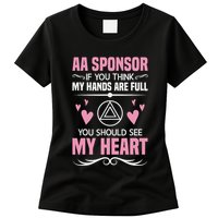 Alcoholics Anonymous Aa Sobriety Recovery Aa Na Sponsor Womens T-Shirt