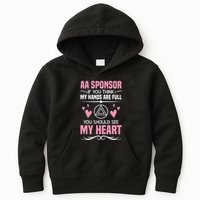 Alcoholics Anonymous Aa Sobriety Recovery Aa Na Sponsor Kids Hoodie