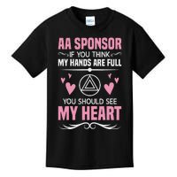 Alcoholics Anonymous Aa Sobriety Recovery Aa Na Sponsor Kids T-Shirt