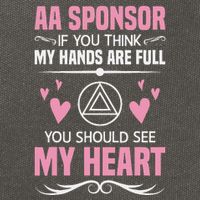 Alcoholics Anonymous Aa Sobriety Recovery Aa Na Sponsor Cotton Canvas Backpack