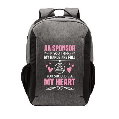 Alcoholics Anonymous Aa Sobriety Recovery Aa Na Sponsor Vector Backpack