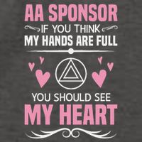 Alcoholics Anonymous Aa Sobriety Recovery Aa Na Sponsor Vector Backpack