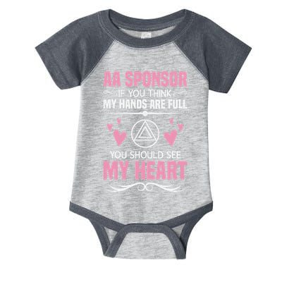 Alcoholics Anonymous Aa Sobriety Recovery Aa Na Sponsor Infant Baby Jersey Bodysuit