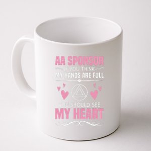 Alcoholics Anonymous Aa Sobriety Recovery Aa Na Sponsor Coffee Mug