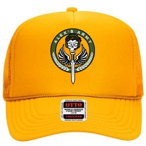 Alexs Army High Crown Mesh Back Trucker Hat