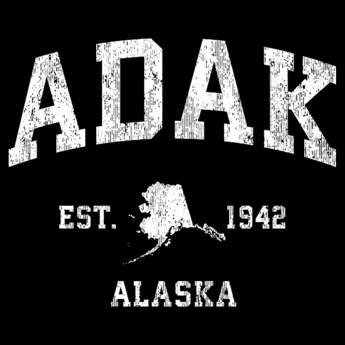 Adak Alaska Ak Vintage Athletic Sports Design Bucket Hat