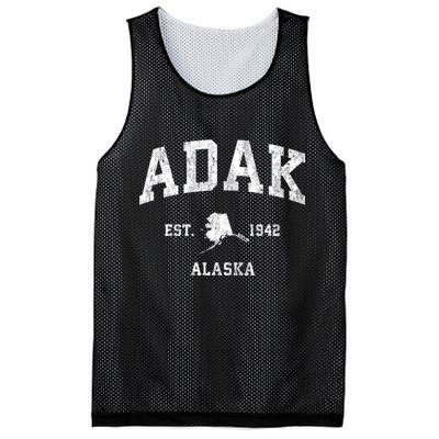 Adak Alaska Ak Vintage Athletic Sports Design Mesh Reversible Basketball Jersey Tank