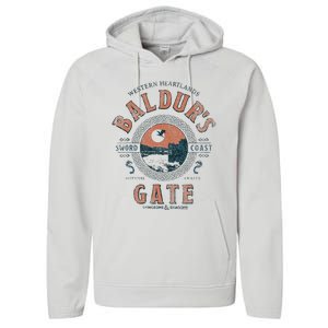 Adventure Awaits At Baldurs Gate Performance Fleece Hoodie