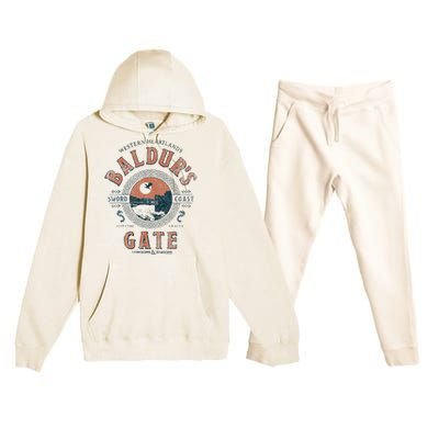 Adventure Awaits At Baldurs Gate Premium Hooded Sweatsuit Set