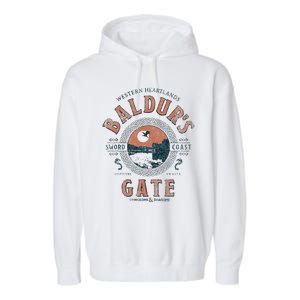 Adventure Awaits At Baldurs Gate Garment-Dyed Fleece Hoodie