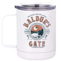 Adventure Awaits At Baldurs Gate 12 oz Stainless Steel Tumbler Cup