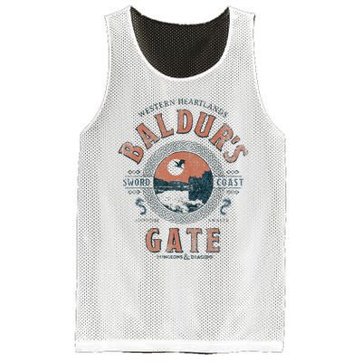 Adventure Awaits At Baldurs Gate Mesh Reversible Basketball Jersey Tank