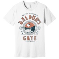 Adventure Awaits At Baldurs Gate Premium T-Shirt