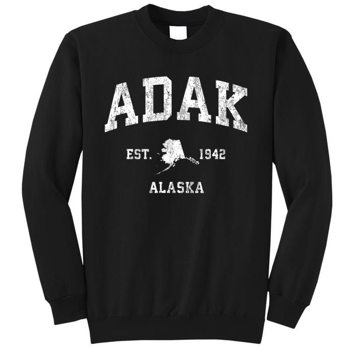 Adak Alaska Ak Vintage Athletic Sports Design Sweatshirt