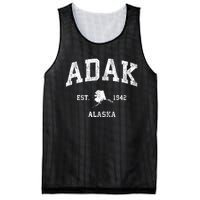 Adak Alaska Ak Vintage Athletic Sports Design Mesh Reversible Basketball Jersey Tank