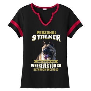 American Akita American Akita gift for mother's day Ladies Halftime Notch Neck Tee