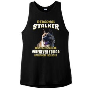 American Akita American Akita gift for mother's day Ladies PosiCharge Tri-Blend Wicking Tank