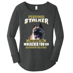 American Akita American Akita gift for mother's day Women's Perfect Tri Tunic Long Sleeve Shirt