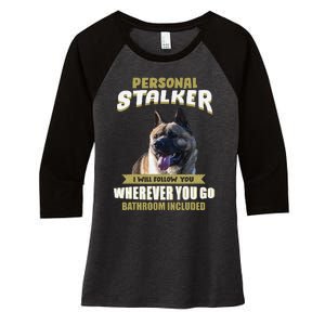 American Akita American Akita gift for mother's day Women's Tri-Blend 3/4-Sleeve Raglan Shirt