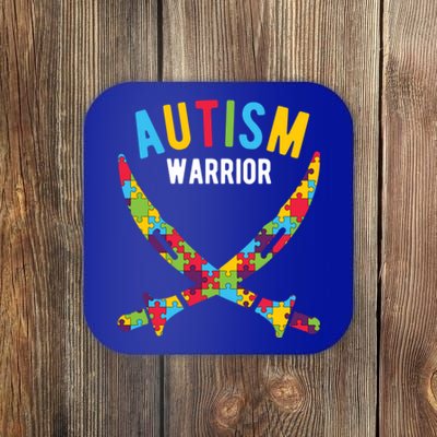 Autism Awareness Autism Warrior Gift Coaster