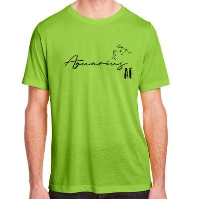 Aquarius Af And Funny Zodiac Sign Gift Cool Gift Adult ChromaSoft Performance T-Shirt