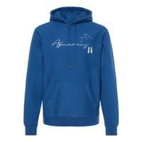 Aquarius Af And Funny Zodiac Sign Gift Cool Gift Premium Hoodie