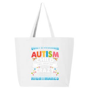 Autistic Autism Awareness Puzzle Pieces Proud Autism Mom Dad Cute Gift 25L Jumbo Tote