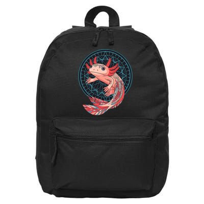 Aztec Axolotl 16 in Basic Backpack