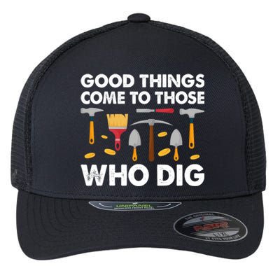 Archaeology Anthropology Archaeologist Gift Flexfit Unipanel Trucker Cap