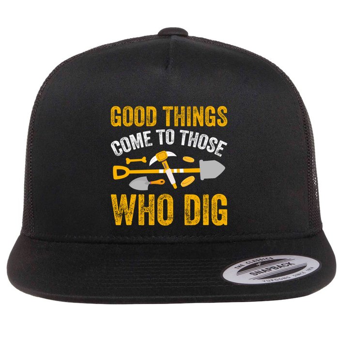 Archaeology Anthropology Archaeologist Great Gift Flatbill Hat
