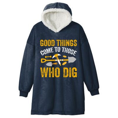 Archaeology Anthropology Archaeologist Great Gift Hooded Wearable Blanket