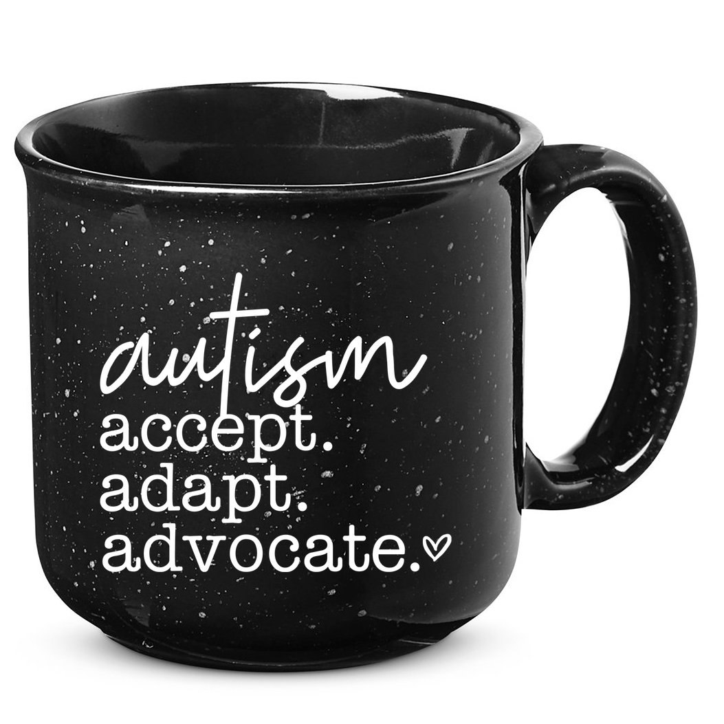 Autism Accept Adapt Advocate 15oz Campfire Ceramic Mug